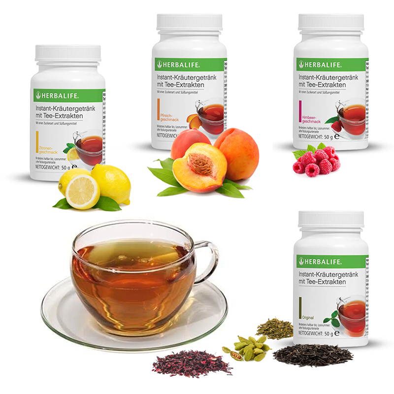 HERBALIFE -  koffeinhaltiges Instant-Kräutergetränk mit Tee-Extrakten