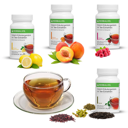 HERBALIFE -  koffeinhaltiges Instant-Kräutergetränk mit Tee-Extrakten